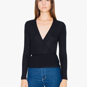 American Apparel Julliard Wrap Top